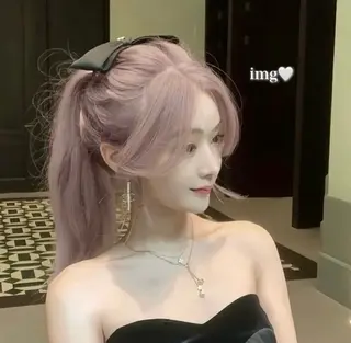 カラー girly❤︎暖色ヘ ア➰🎀HINANOのヘアスタイル