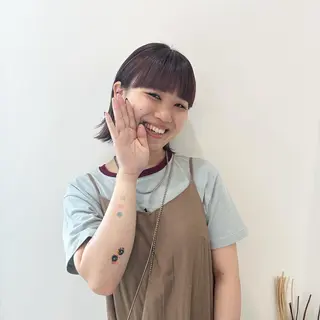 ショート カラー お洒落パーマ/ 艶カラー/michiのヘアスタイル