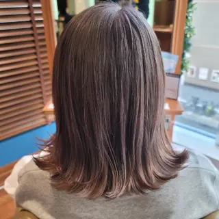 ミディアム ツヤ髪専門美容師✨️ ナカノユウキのヘアスタイル