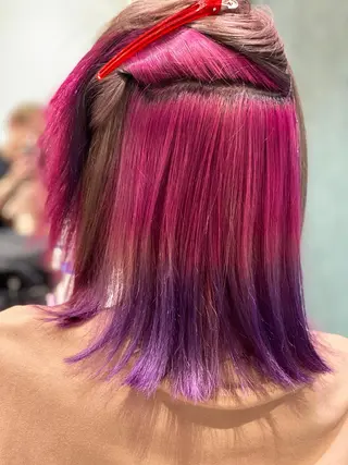 ミディアム カラー 💎大人ハイライト 💎上杉一也💎のヘアスタイル