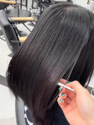 ロング カラー パーマ ヘアアレンジ メンズ mona/ ストレートスタイル✨のヘアスタイル