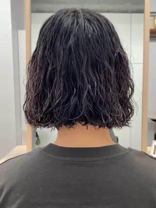 ショート パーマ ショート/ボブ/ パーマ/井上のヘアスタイル