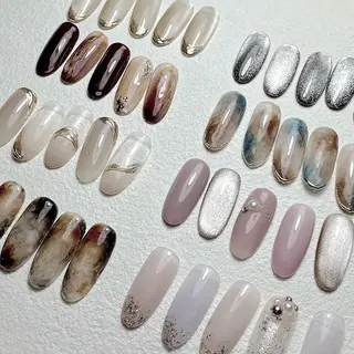 ネイル Nail salon Roovely 代官山店【ネイルサロンルブリー】所属・roovely Rumi／ニュアンスのネイルデザイン