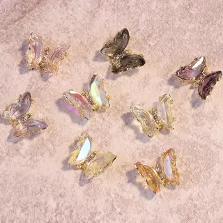 ネイル フィルイン、長さ出し 深爪矯正のネイルデザイン