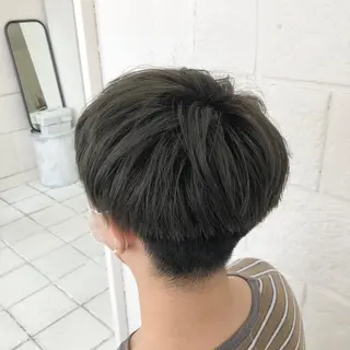 ショート カラー NeF所属・miku🌿‬ メンズバレイヤージュのヘアスタイル