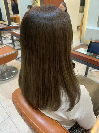 セミロング SALOWIN 銀座一丁目店所属・髪質改善/縮毛矯正 🎀小林 唯 🎀のヘアスタイル