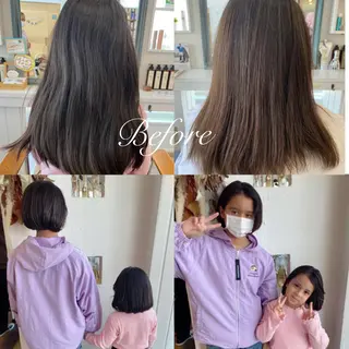 ショート キッズ 美容室 ソンリエのヘアスタイル