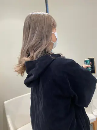 セミロング カラー レイヤーカット /konomiのヘアスタイル