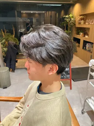 パーマ メンズ 髪質改善/パパス 学南町/松島大己のヘアスタイル