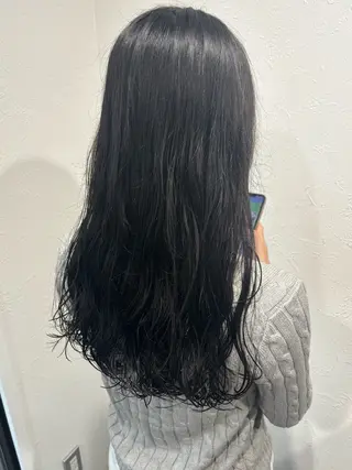 ロング パーマ 韓国ヘア🇰🇷 HINAのヘアスタイル