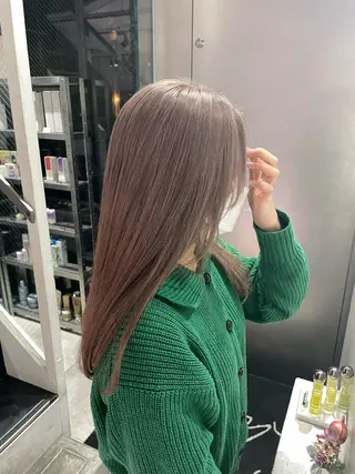 セミロング オノ テンタのヘアスタイル