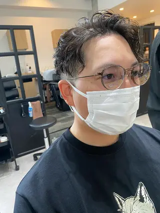 ショート パーマ メンズ Dxxxx III所属・女性目線の大人 メンズ*Ayakaのヘアスタイル