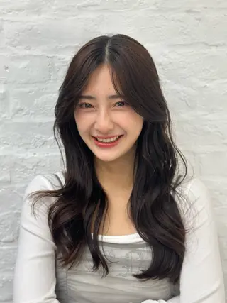 セミロング 前髪顔まわりカット 🌈中村海聖のヘアスタイル