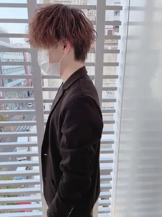 ショート パーマ ヘアアレンジ メンズ メンズZina代表 田端 麗治のヘアスタイル