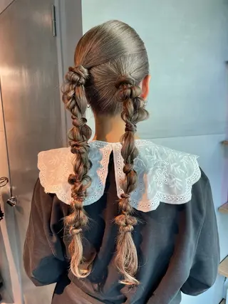 ヘアアレンジ charm《銀座》 ヘアセット/縮毛矯正のヘアスタイル