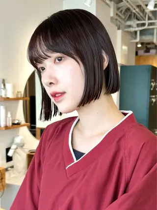 ショート sea by luvismけやき通り2号店所属・ボブ/ショート/ 縮毛矯正/岸本恭明のヘアスタイル