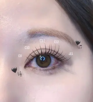 マツエク・マツパ la beaux- 西﨑のマツエク・マツパデザイン