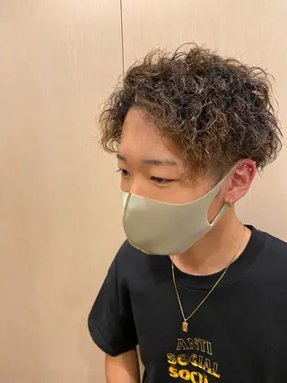 ミディアム 齋藤 大晟のヘアスタイル