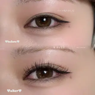 マツエク・マツパ WHITE所属・Luna WHITEのマツエク・マツパデザイン