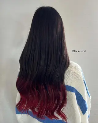 ロング カラー jura /Rim  Azurのヘアスタイル