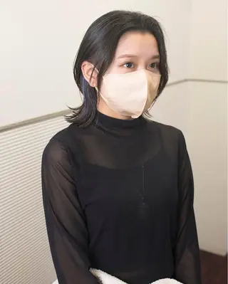 ミディアム カラー 千葉 慎也のヘアスタイル