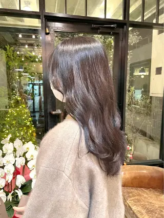 ロング カラー Luce横浜店所属・yuu 🪴 透明感 カラー/メンズパーマのヘアスタイル