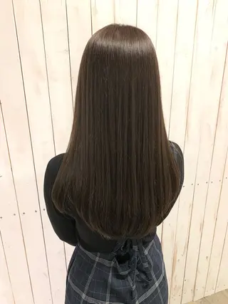 セミロング 小波津 笑花のヘアスタイル