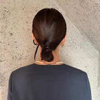 ヘアアレンジ 平尾/薬院*北谷治子 *艶髪レイヤーカットのヘアスタイル