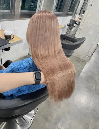 ロング カラー ベージュカラー💖 やすひろのヘアスタイル