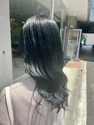 セミロング 髪質改善/韓国風 /岡崎/松尾優依のヘアスタイル