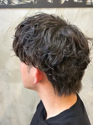 パーマ メンズ 神戸 蒼司のヘアスタイル