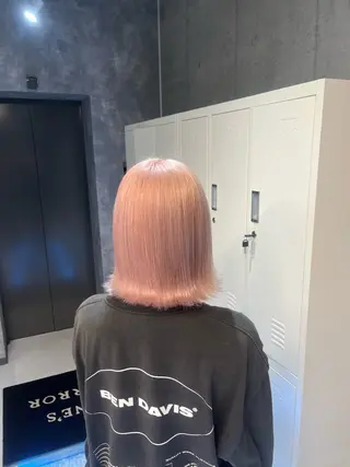 ミディアム pink hair 🩷mayu🩷のヘアスタイル