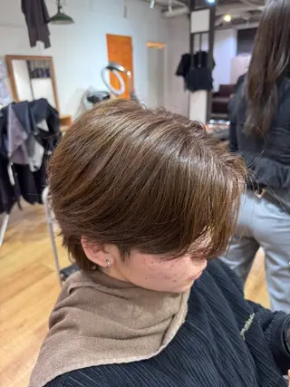 カラー ARIETTA GINZA所属・メンズパーマ/妹脊 健斗のヘアスタイル