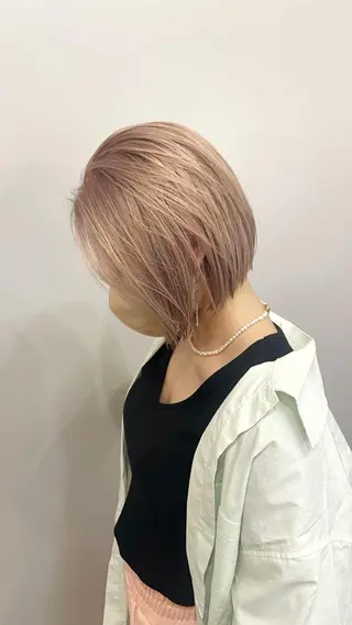 ショート カラー ヘアアレンジ 💐ナチュラルヘア Kroda💐のヘアスタイル