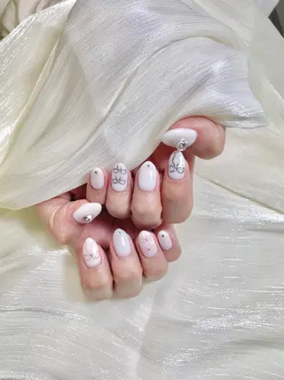 ネイル By moonネイル 🌷ワンホン/韓国風のネイルデザイン