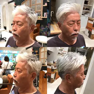 ショート メンズ メンズ指名多数!! SiLO 田島のヘアスタイル