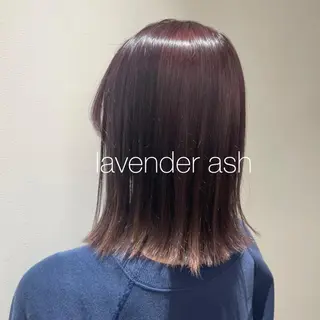 ミディアム カラー さかもと あかりのヘアスタイル