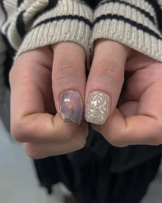 ネイル rina ニュアンス♡ワンホンのネイルデザイン