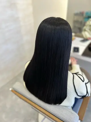 ロング カラー ヘアアレンジ 髪質改善&艶感カラー 🪄岡井美結のヘアスタイル