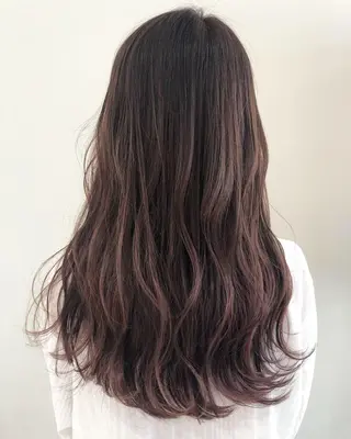 ロング カラー 透明感カラー 松田晃代のヘアスタイル