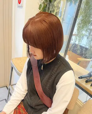 ショート オリーブ/縮毛♡ Natsuno🩰のヘアスタイル