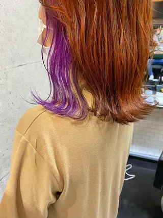 ミディアム カラー Be:arc【ビアーク】所属・⭕️ダメージレス特化 髪質改善🥇丸山憲人のヘアスタイル