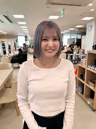 ショート カラー ヘアアレンジ 🍒KIKUCHI KANAE🍒のヘアスタイル