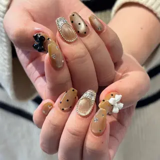ネイル ガーリーネイル hiroka🩰🎀のネイルデザイン