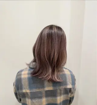 ミディアム カラー ニュアンスカラー🫧 加納のヘアスタイル