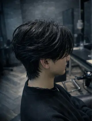 ショート パーマ メンズ特化/フェザー /パーマ/伊勢元のヘアスタイル