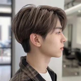 ミディアム カラー パーマ ヘアアレンジ メンズ MODEK's西宮店 マネージャー神道有基のヘアスタイル