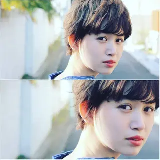 ショート カラー ヘアアレンジ 優作 〜圧倒的信頼〜のヘアスタイル