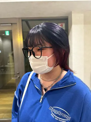 ミディアム カラー デザインカラー🎨 下北沢 / 磯部のヘアスタイル