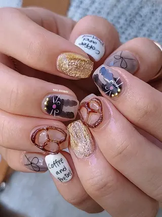 ネイル 3dパーツ/流行り 👧shushu❤️のネイルデザイン
